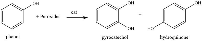 Hydroxylation of Phenol