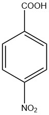 4-nitrobenzoic acid structure