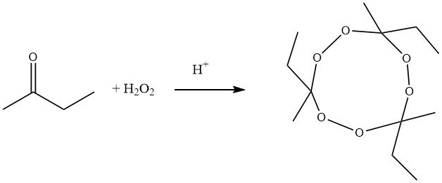 Synthesis of cyclic methyl ethyl ketone