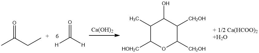 aldolisation of butanone with formaldehyde