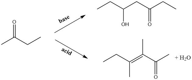 condensation of butanone