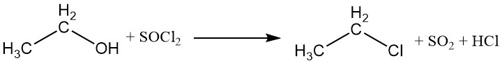 reaction of ethanol with thionyl chloride