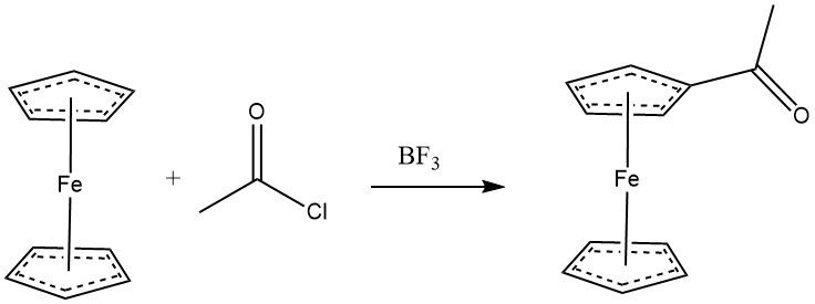 Acylation of Ferrocene