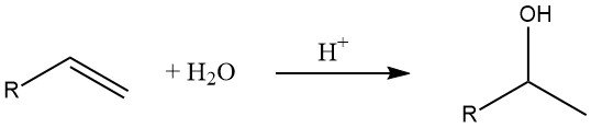 Hydration of Olefins