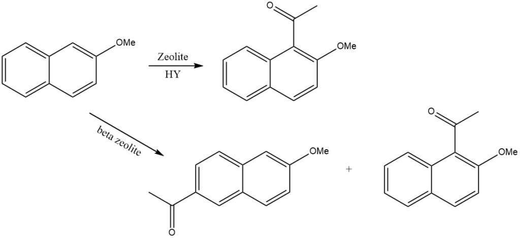 acylation of 2-methoxynaphthalene