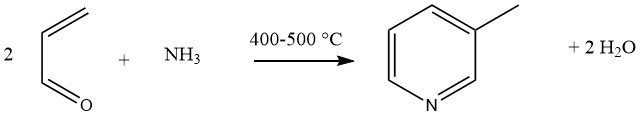 reaction of acrolein and ammonia