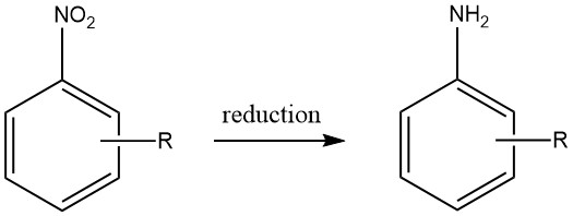 reduction of nitro aromatic compounds