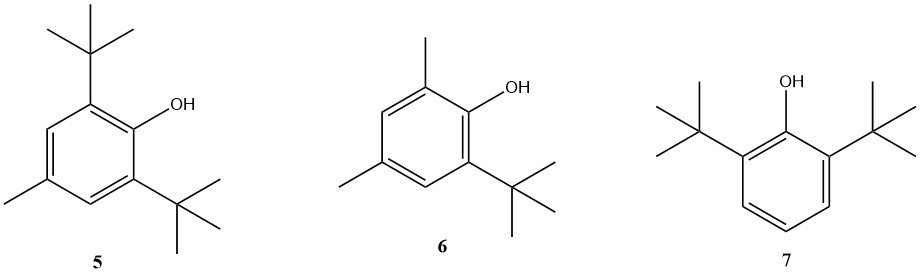 examples oof antioxidant used in Fuels