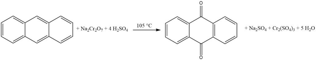 production of Anthraquinone by Oxidation of Anthracene with Chromic Acid