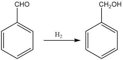 Production of Benzyl Alcohol by Hydrogenation of Benzaldehyde