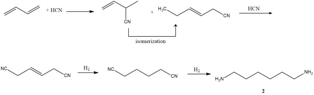 Adiponitrile Production by Hydrocyanation of butadiene