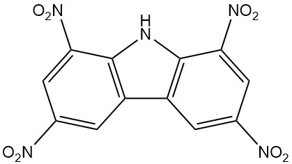 1,3,6,8-Tetranitrocarbazole structure