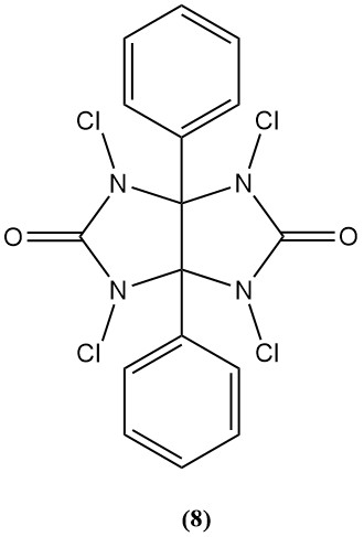 1,3,4,6-Tetrachloro-3α,6α-diphenylglycoluril (Iodogen) structure