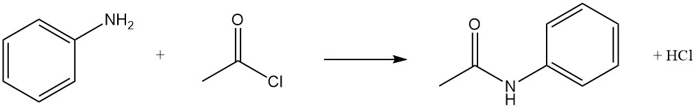 acetylation of aniline