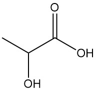 Lactic Acid structure