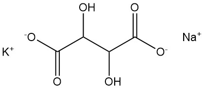 Sodium Potassium Tartrate structure