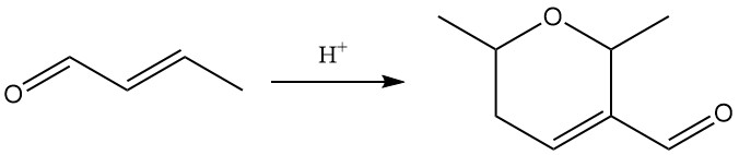 dimerization of crotonaldehyde