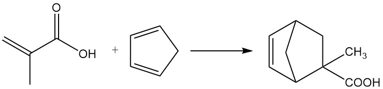 Diels-Alder Reactions of Methacrylic acid