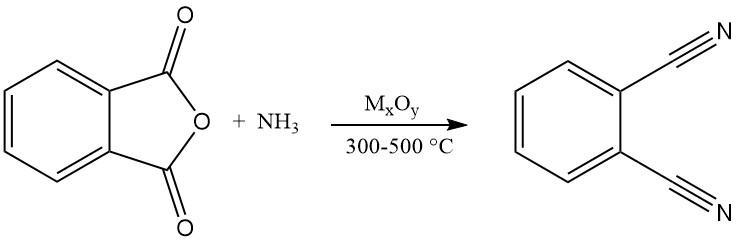 Production of Phthalonitrile from Phthalic Acid Derivatives