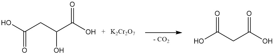 laboratory synthesis of malonic acid