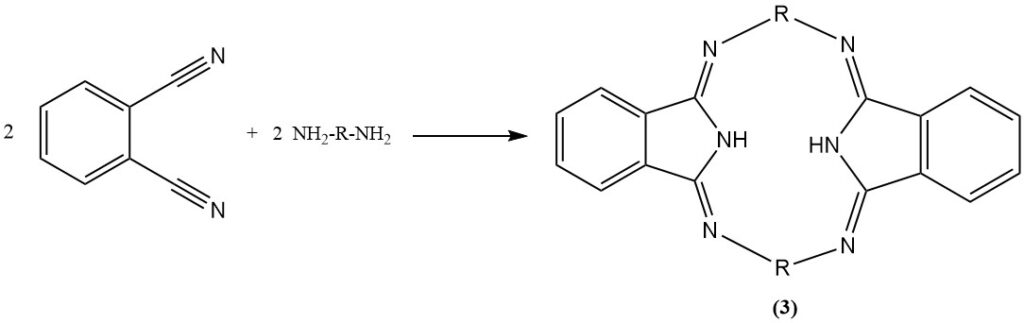reaction of Phthalonitrile with diamines
