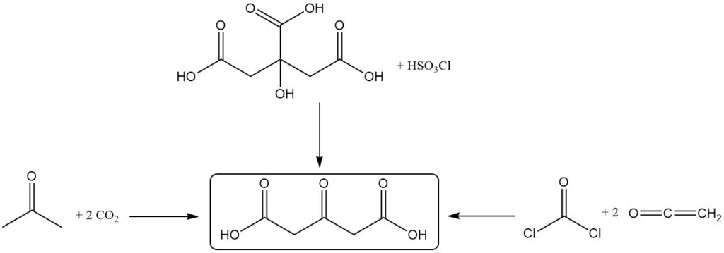 Alternative production methods of acetonedicarboxylic acid