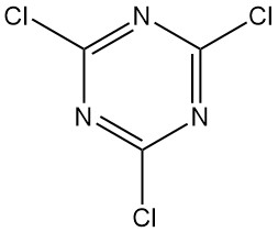 Cyanuric Chloride structure