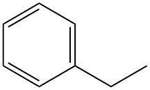 Ethylbenzene structure