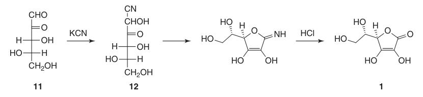 First synthesis of l-ascorbic acid