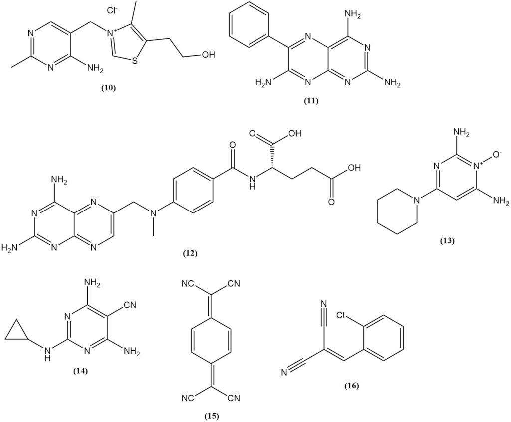 compounds produced from malononitrile