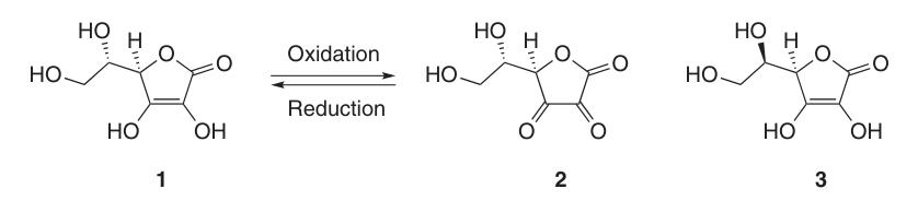 oxidation-reduction of vitamin C