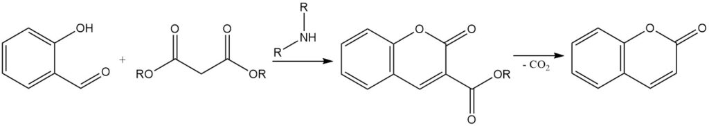 Production of Coumarin From Salicylaldehyde by Knoevenagel Reaction