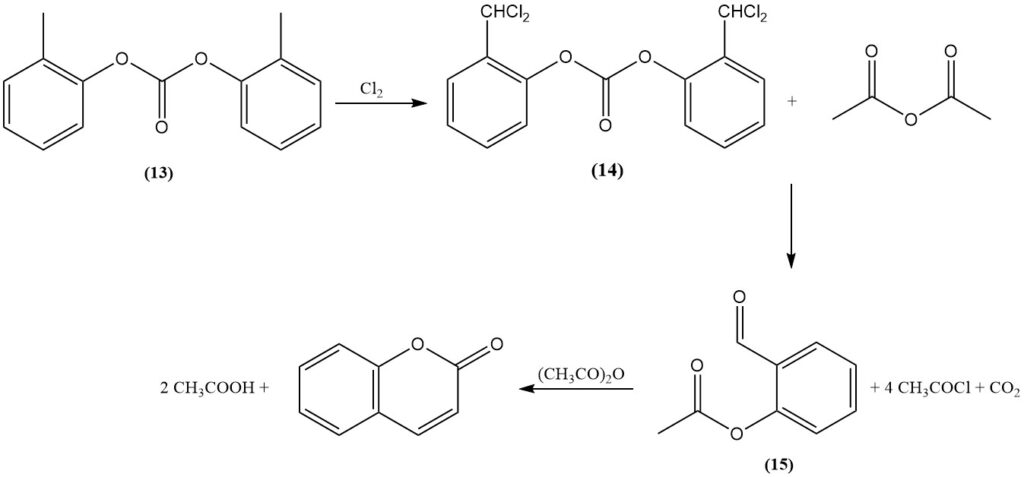 Production of Coumarin From o-Cresol