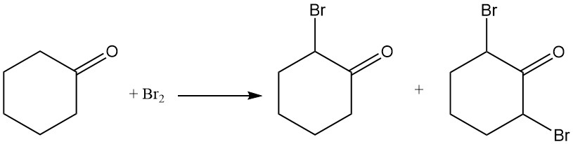 bromination of cyclohexanone