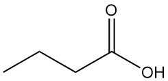 butyric acid structure