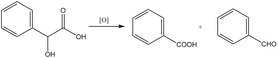 oxidation of mandelic acid