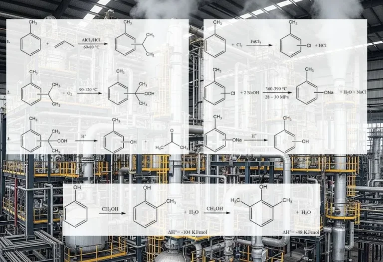 industrial production of cresol