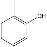 o-cresol structure
