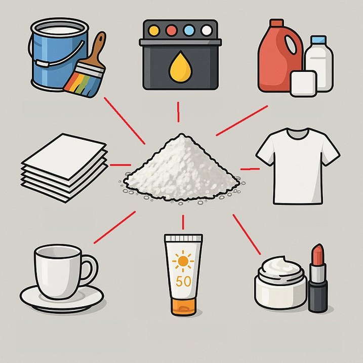 Uses of Pigmentary Titanium Dioxide