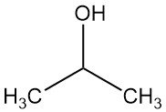 Isopropyl Alcohol Structure