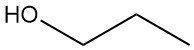 1-propanol structure